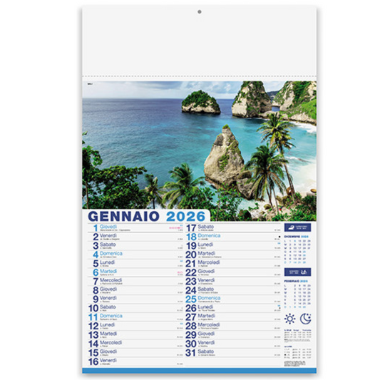 Calendario illustrato 2026 Mete da sogno | Cod. PA117
