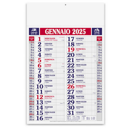 Calendari personalizzati 2025 olandesi PA610