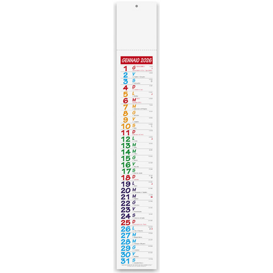 Calendario personalizzato 2026 modello Ultra-Slim | Cod. PA677