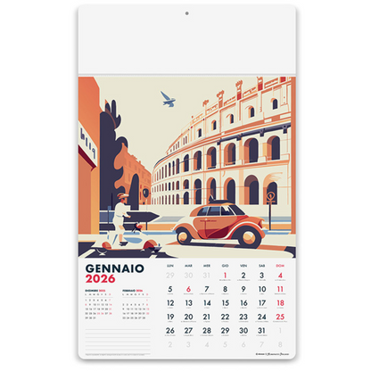 Calendario illustrato 2026 Emozioni | Cod. PA030