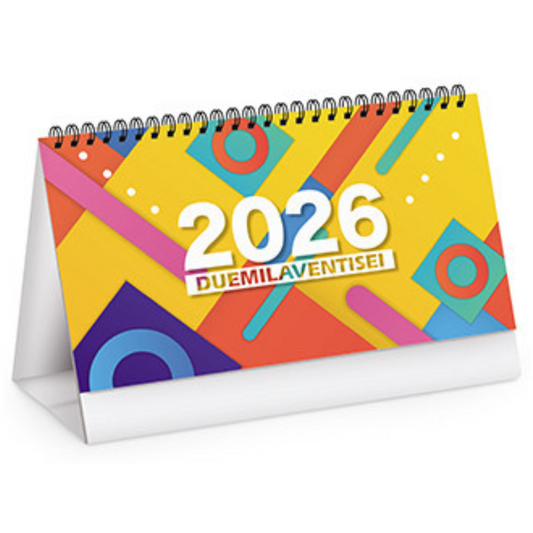 Calendario da banco 2026 personalizzato | Cod. PA705