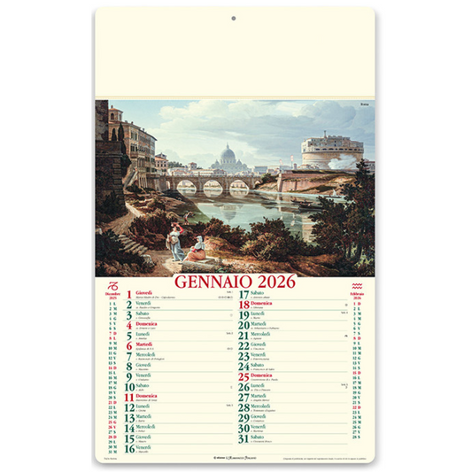 Calendario illustrato 2026 Italia Antica | Cod. PA014