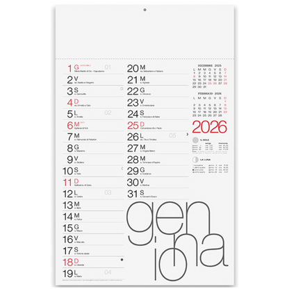 Calendario olandese 2026 personalizzato | Cod. PA615