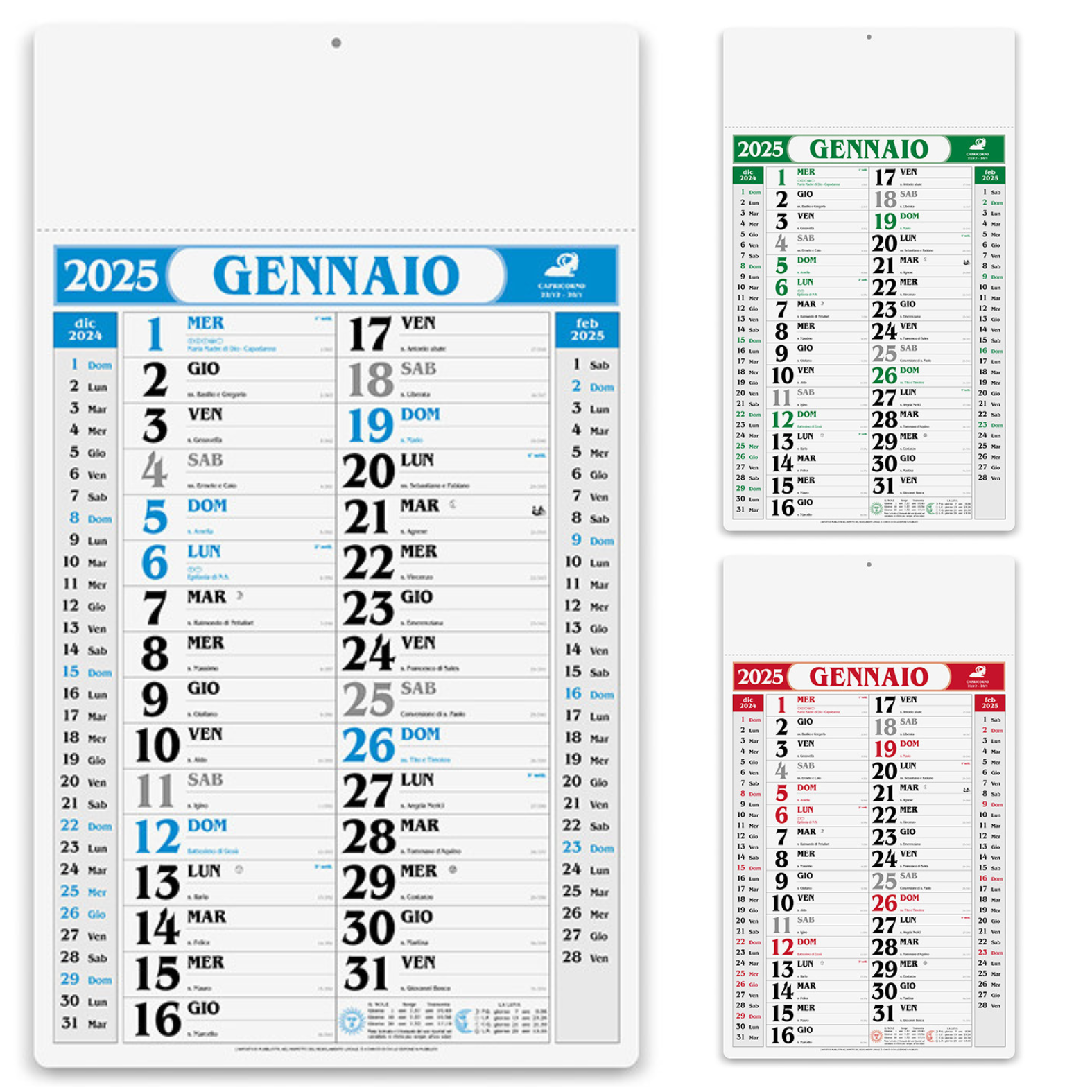 Calendari personalizzati 2025 olandesi PA520