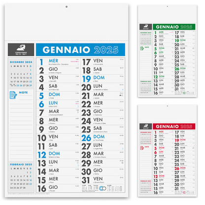 Calendari personalizzati 2025 olandesi PA636