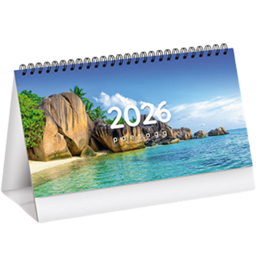 Calendario da banco 2026 Paesaggi | Cod. PA402