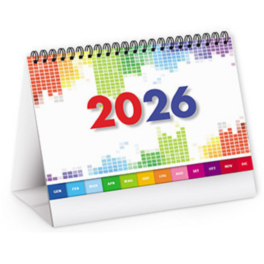 Calendario da banco 2026 personalizzato | Cod. PA743