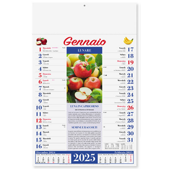 Calendari personalizzati 2025 illustrati PA152