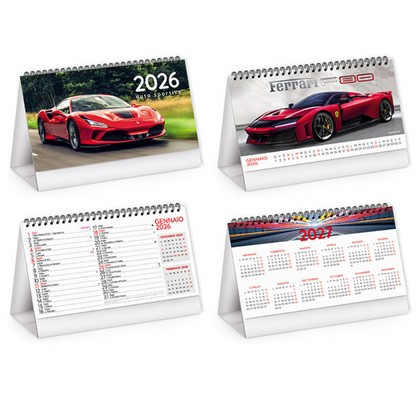 Calendario da banco 2026 Auto Sportive | Cod. PA406