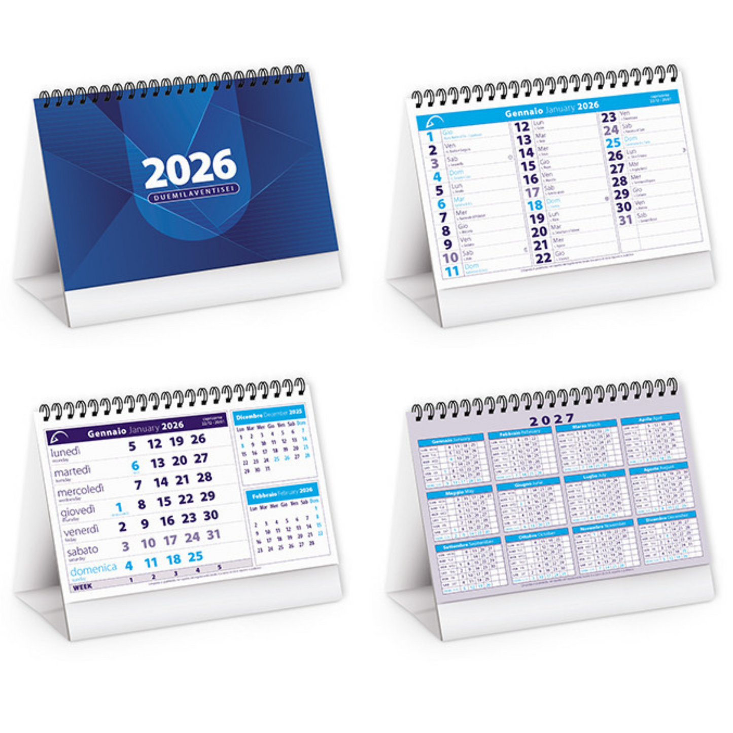 Calendario da banco 2026 personalizzato | Cod. PA700