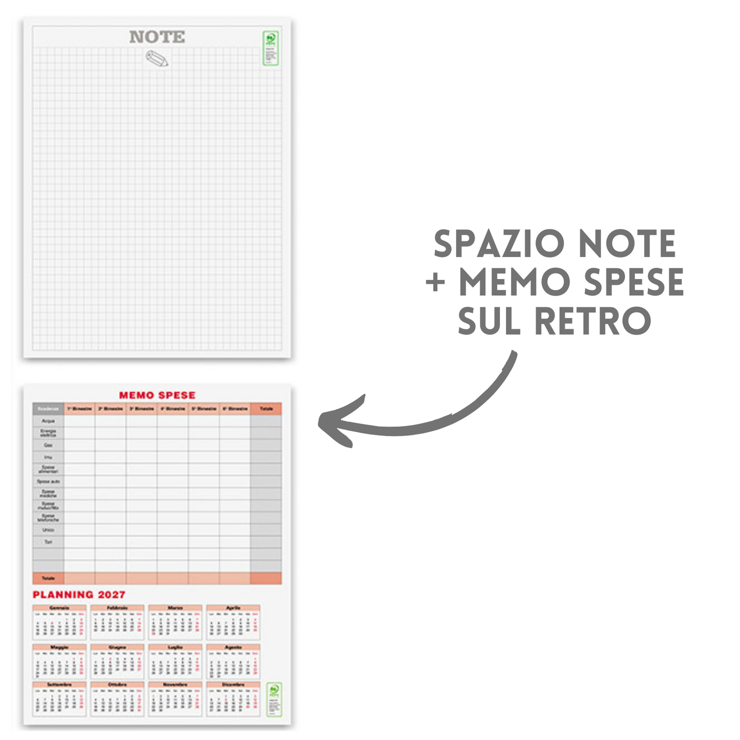 Calendario olandese 2026 personalizzato | Cod. PA615