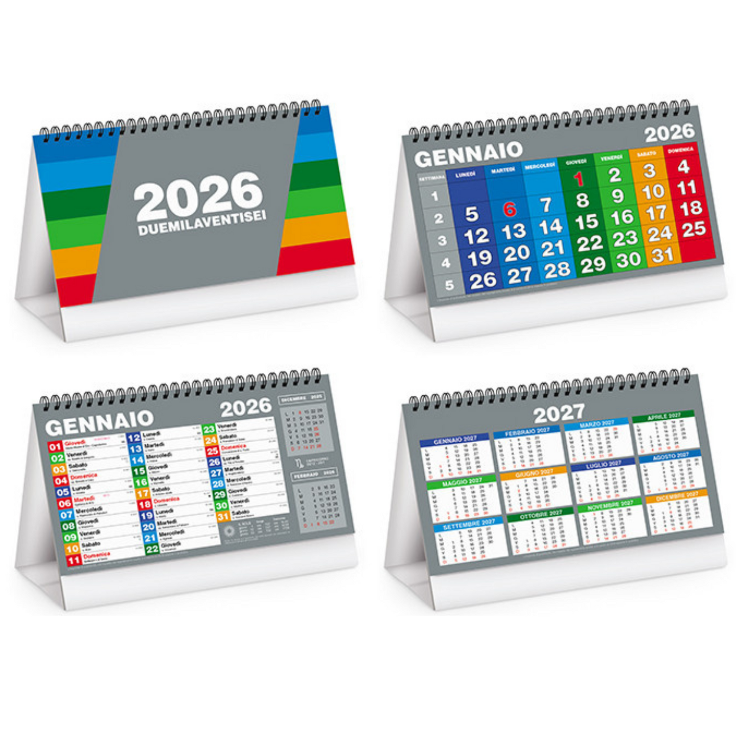 Calendario da banco 2026 personalizzato | Cod. PA703
