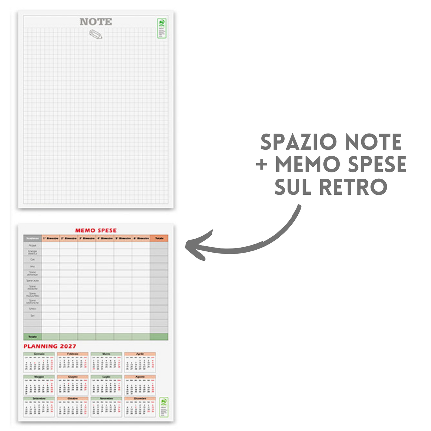 Calendario olandese 2026 personalizzato Italy  | Cod. PA432