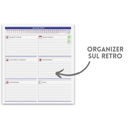 Calendari personalizzati 2025 olandesi PA650