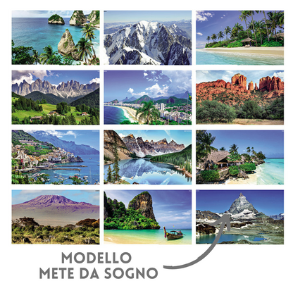 Calendario illustrato 2026 Mete da sogno | Cod. PA117