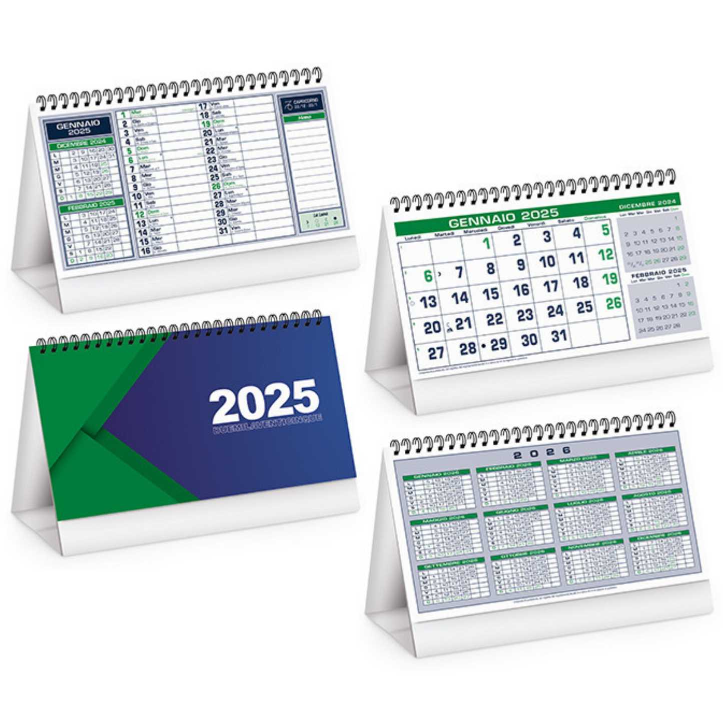 Calendari personalizzati 2025 da banco PA710