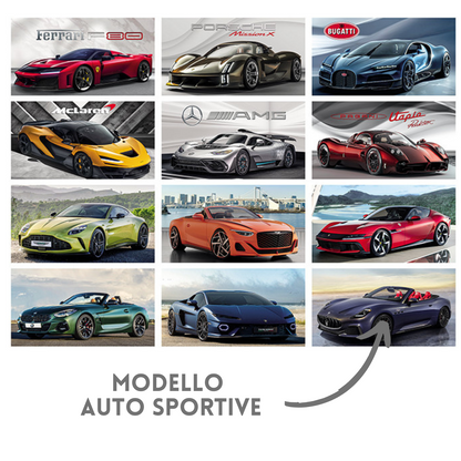 Calendario illustrato 2026 Auto Sportive | Cod. PA162