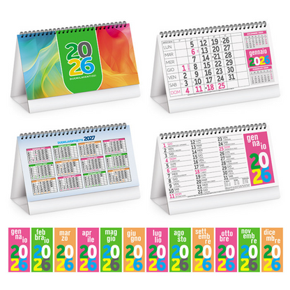Calendario da banco 2026 personalizzato | Cod. PA706
