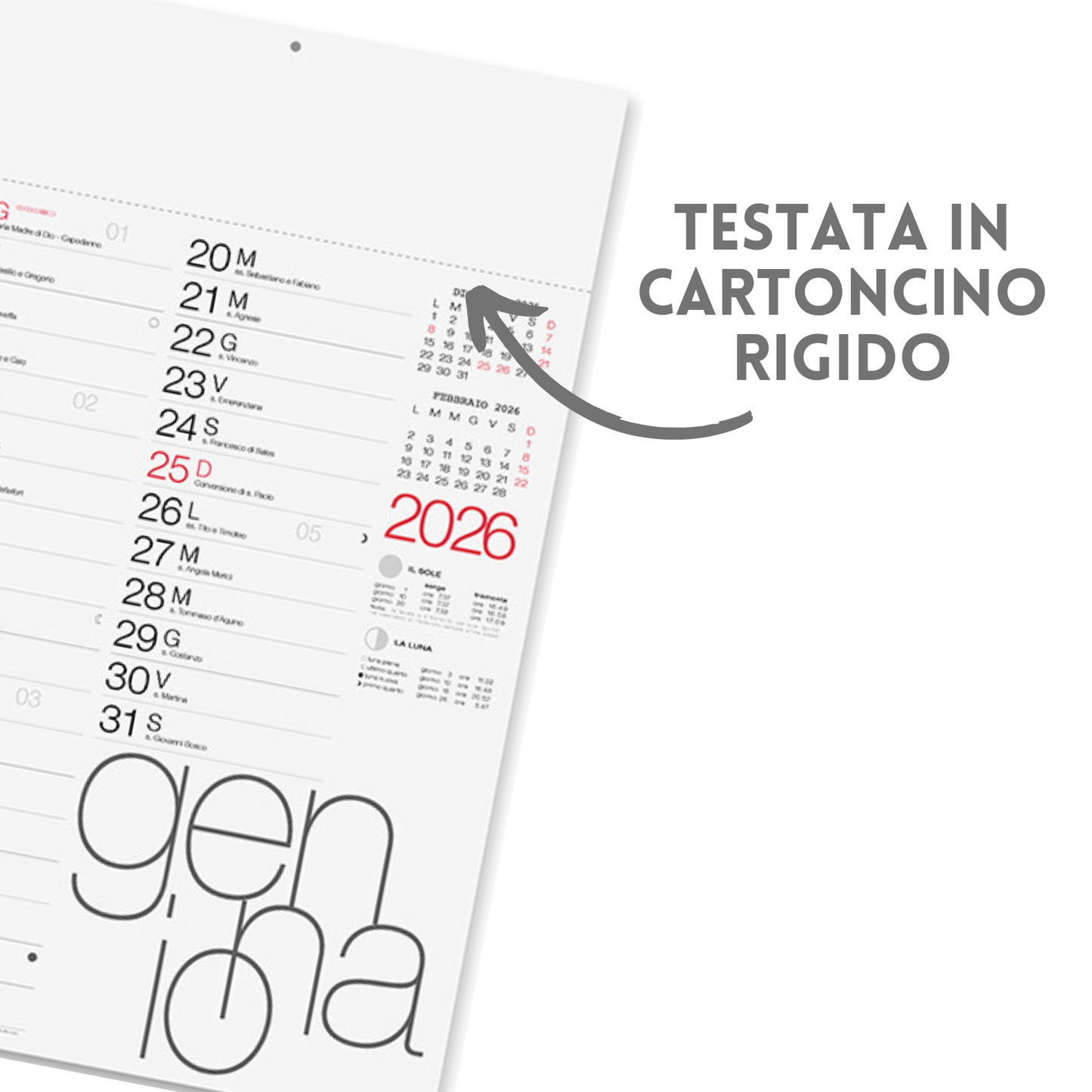 Calendario olandese 2026 personalizzato | Cod. PA615
