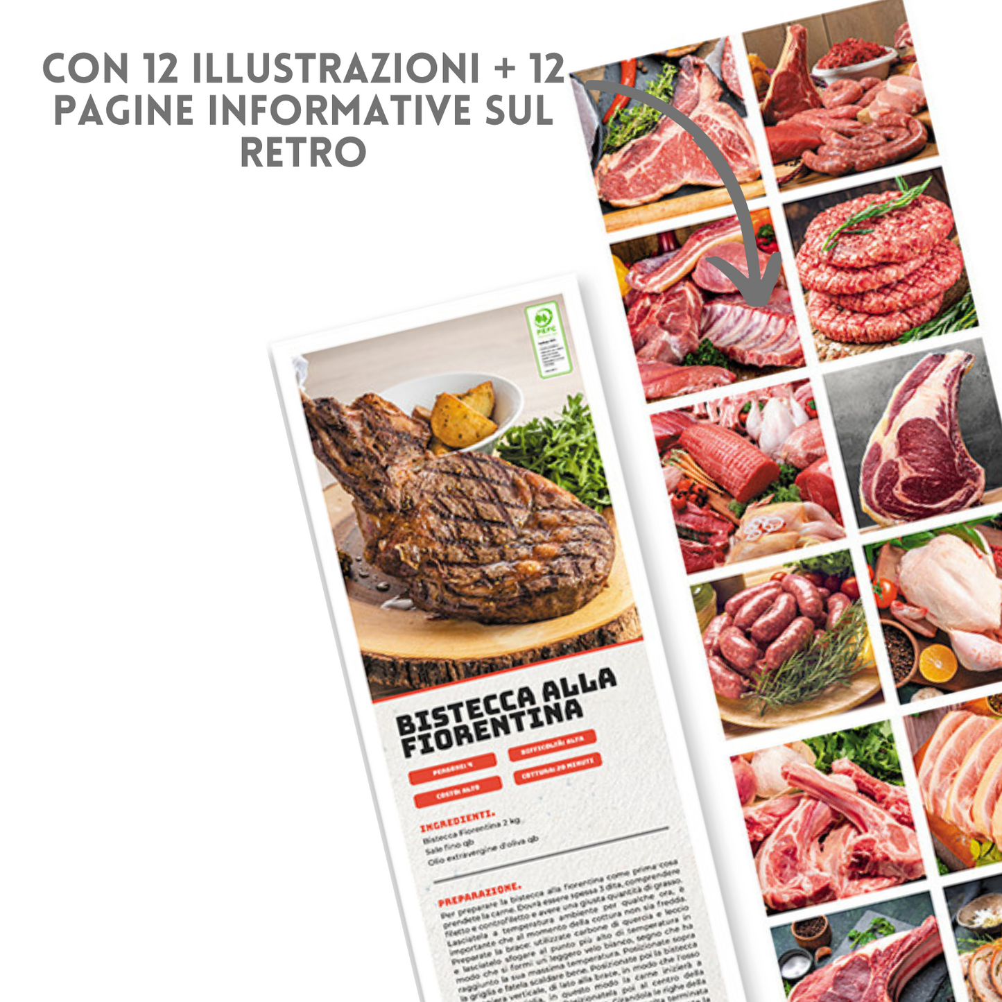 Calendario illustrato 2025 Carni Slim | Cod. PA189