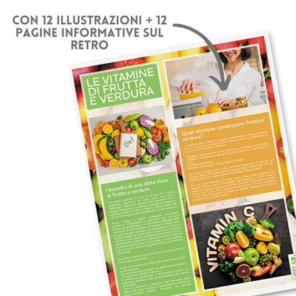 Calendario illustrato 2026 Frutta e Verdura | Cod. PA146