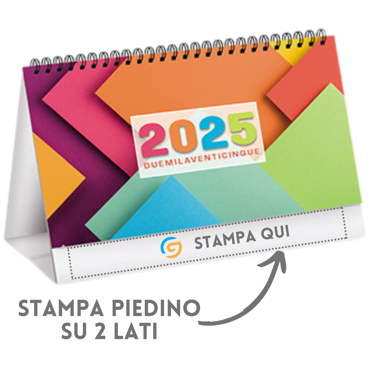 Calendari personalizzati 2024 da banco PA725