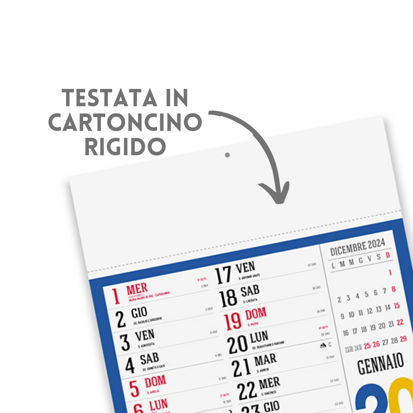 Calendari personalizzati 2025 olandesi PA614