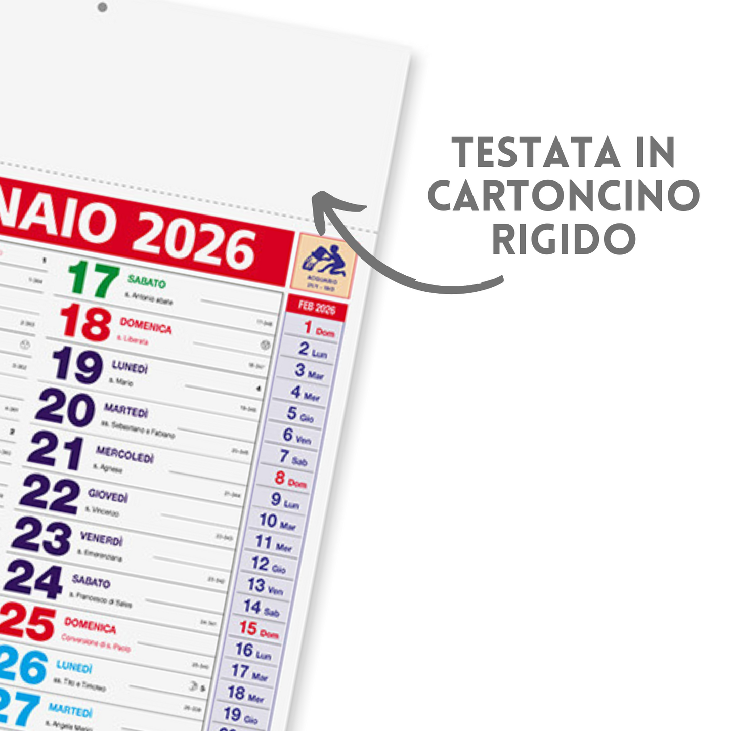 Kit Calendario 2026 + Penna Personalizzati | Cod. Kit Color