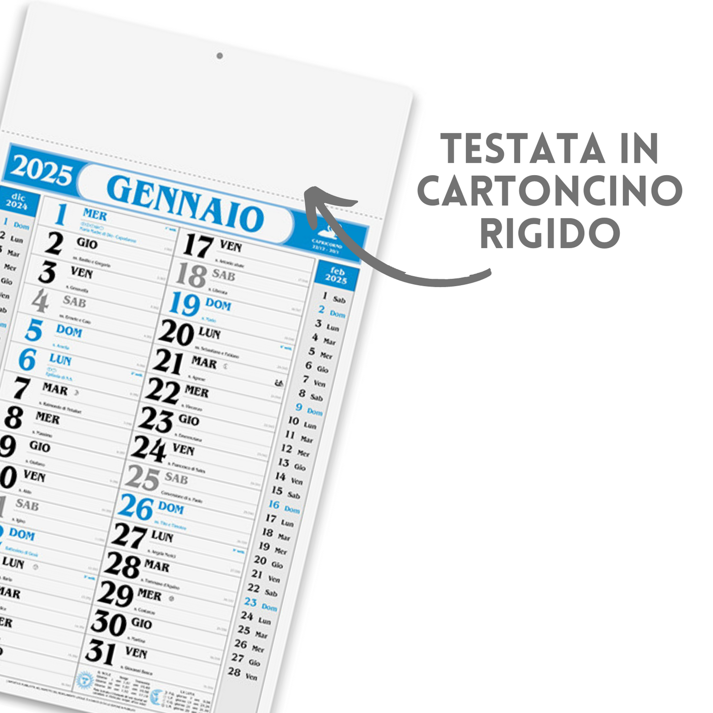 Calendari personalizzati 2025 olandesi PA520