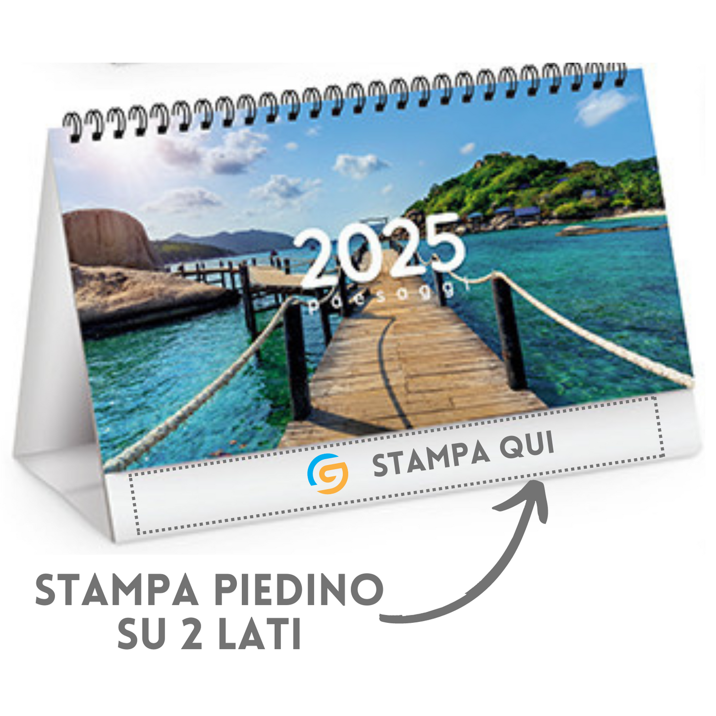 Calendari personalizzati 2024 da banco PA402