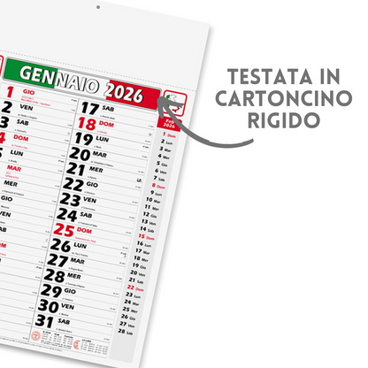 Calendario olandese 2026 personalizzato Italy  | Cod. PA432