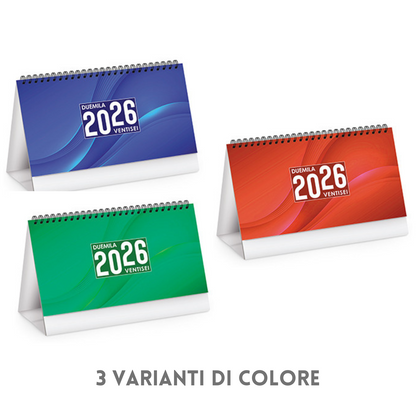 Calendario da banco 2026 personalizzato | Cod. PA715