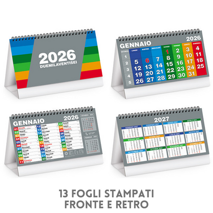 Calendario da banco 2026 personalizzato | Cod. PA703