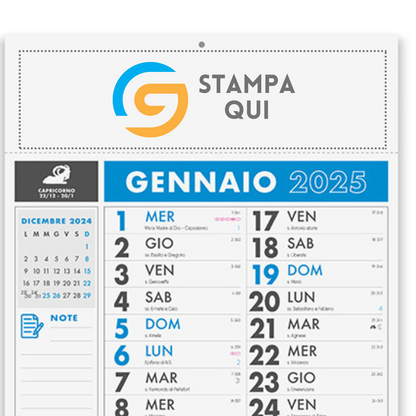 Calendari personalizzati 2025 olandesi PA636