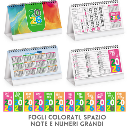 Calendario da banco 2026 personalizzato | Cod. PA706