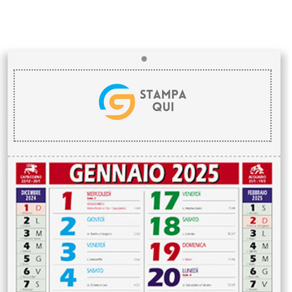 Calendari personalizzati 2025 olandesi PA658