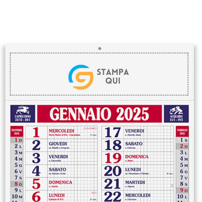 Calendari personalizzati 2025 olandesi PA610