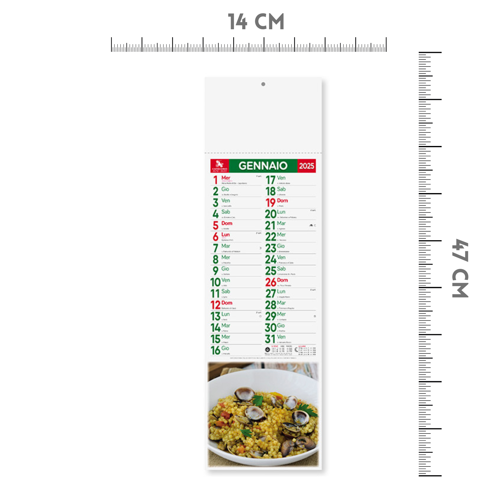 Calendari personalizzati 2025 illustrati PA187