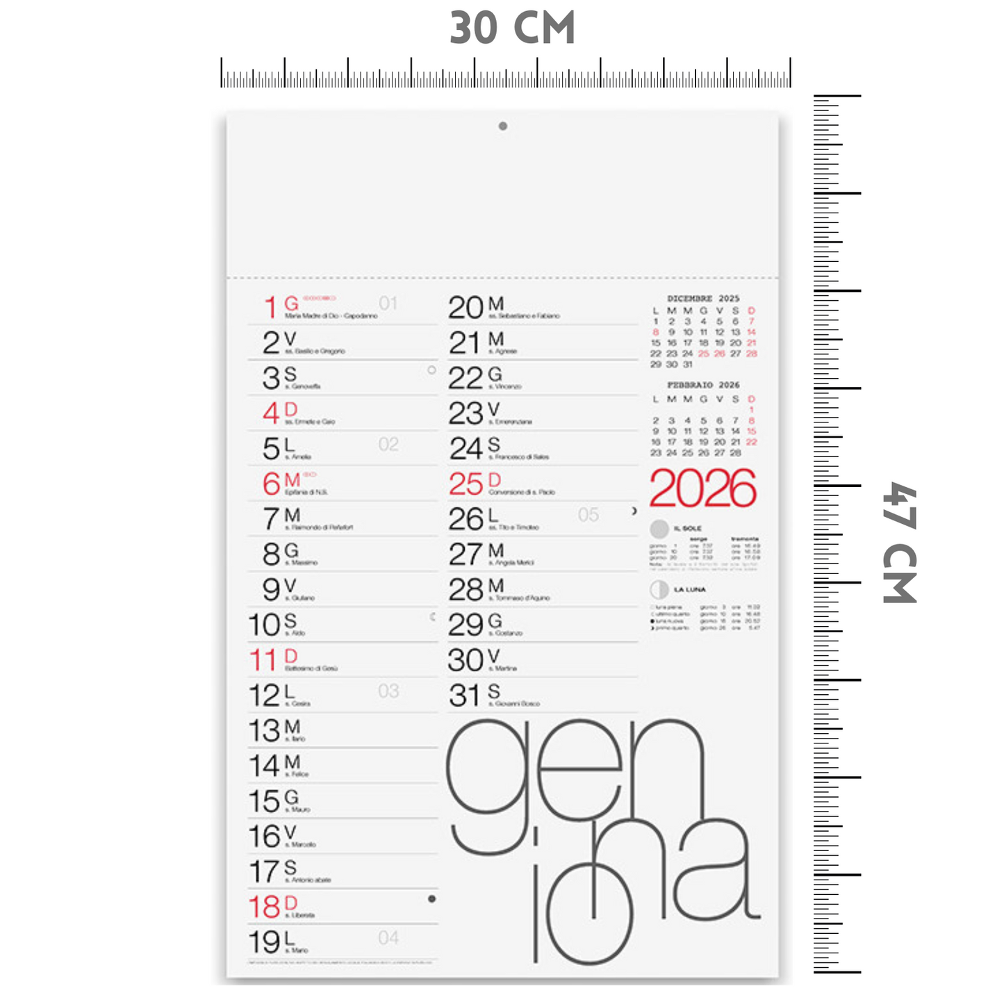 Kit Calendario 2026 + Penna Touch Personalizzati | Cod. Kit Master