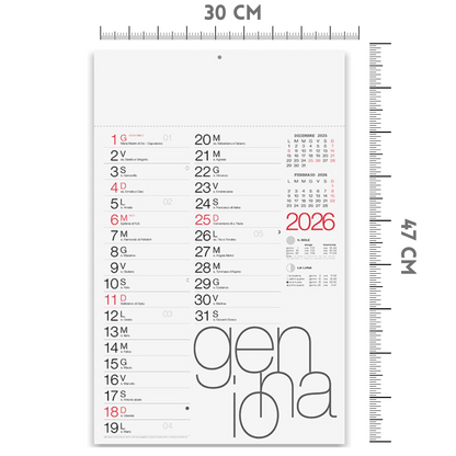 Calendario olandese 2026 personalizzato | Cod. PA615