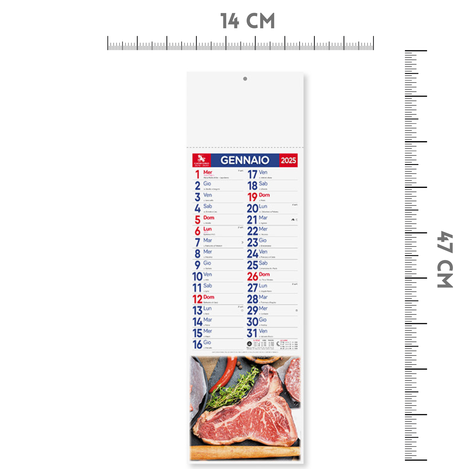 Calendari personalizzati 2025 illustrati PA189