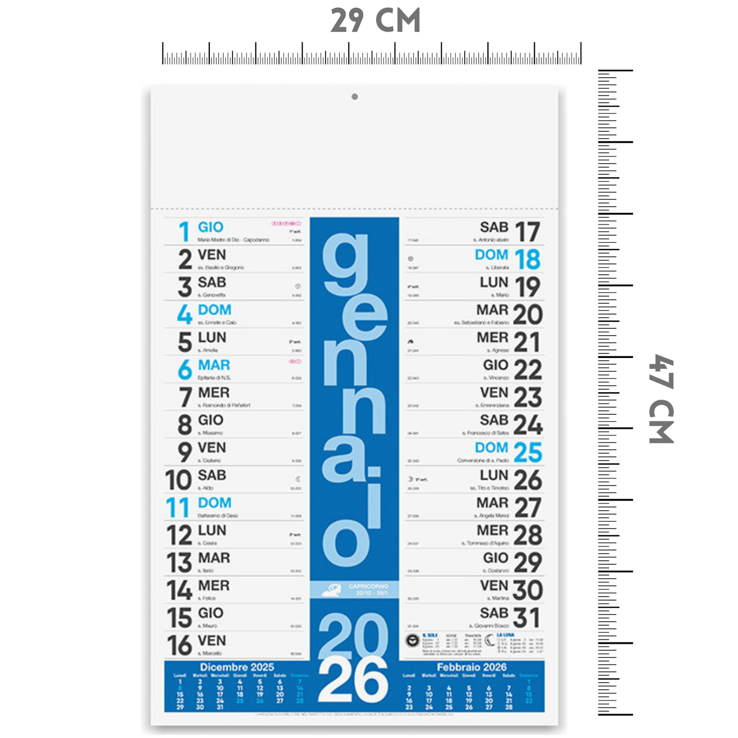 Calendario olandese 2026 personalizzato | Cod. PA430
