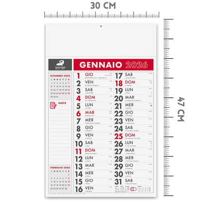 Calendario olandese 2026 personalizzato | Cod. PA636