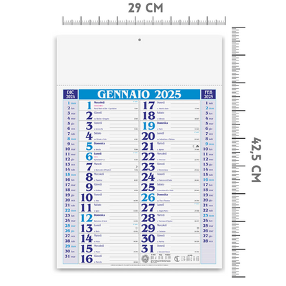 Calendari personalizzati 2025 olandesi PA650