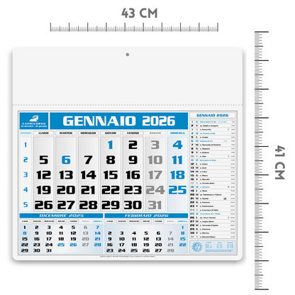Calendario personalizzato 2026 americano | Cod. PA560
