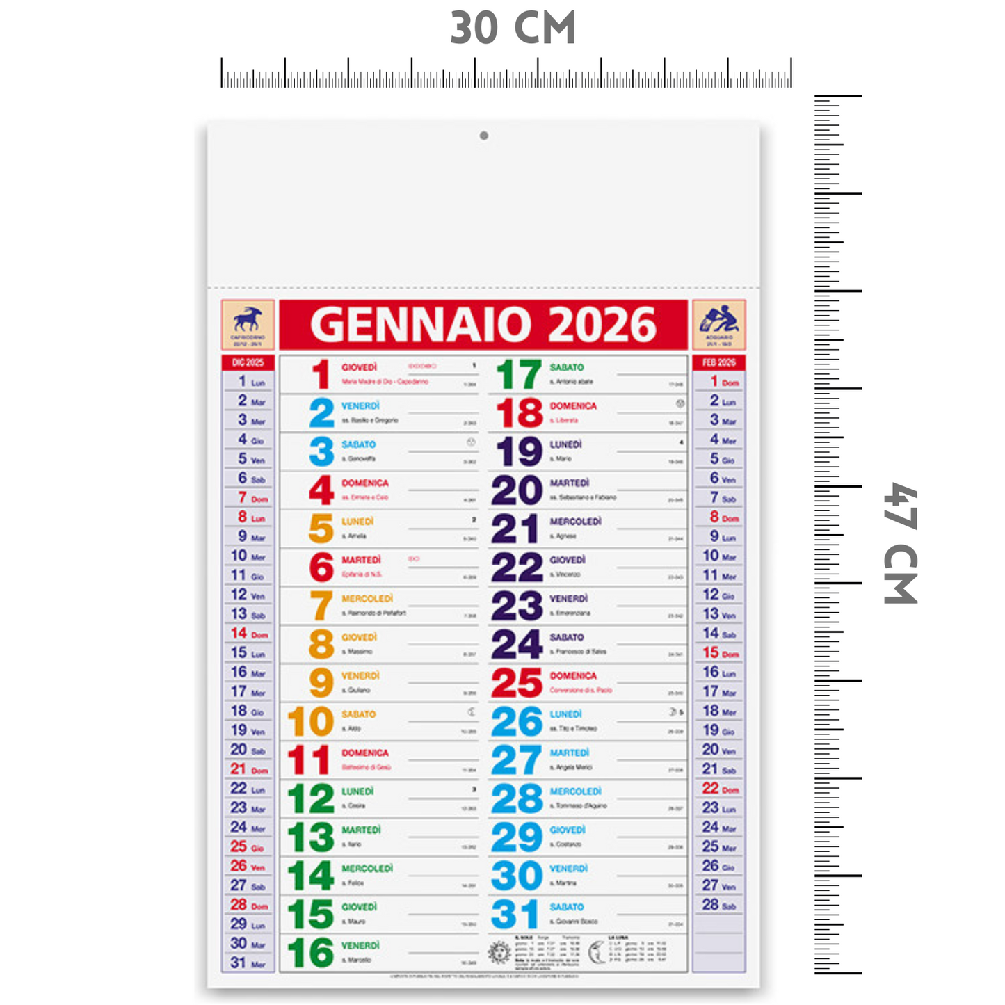 Calendario olandese 2026 personalizzato | Cod. PA600