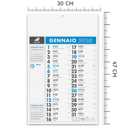 Calendari personalizzati 2025 olandesi PA636