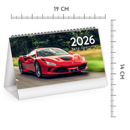 Calendario da banco 2026 Auto Sportive | Cod. PA406