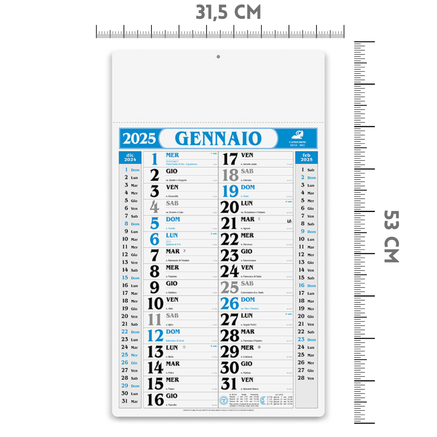 Calendari personalizzati 2025 olandesi PA520