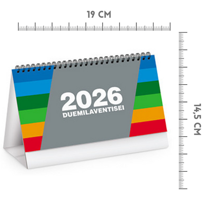 Calendario da banco 2026 personalizzato | Cod. PA703
